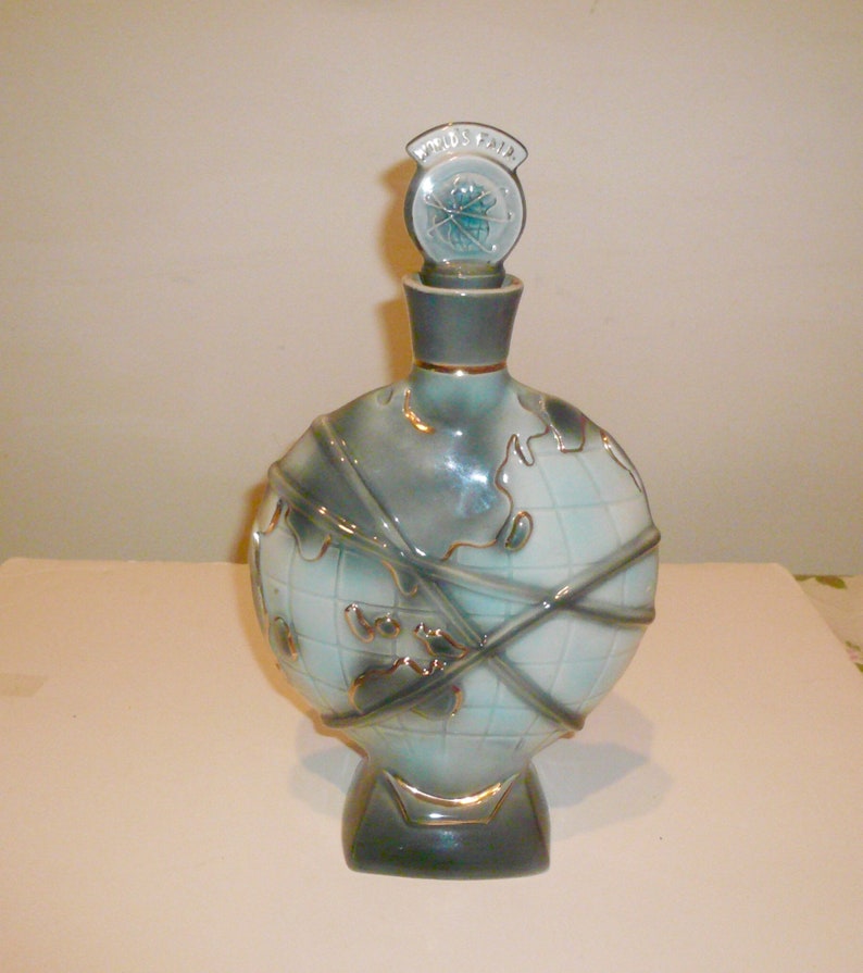 Decorative Liquor Decanter Jim Beam Whiskey Worlds Fair Etsy