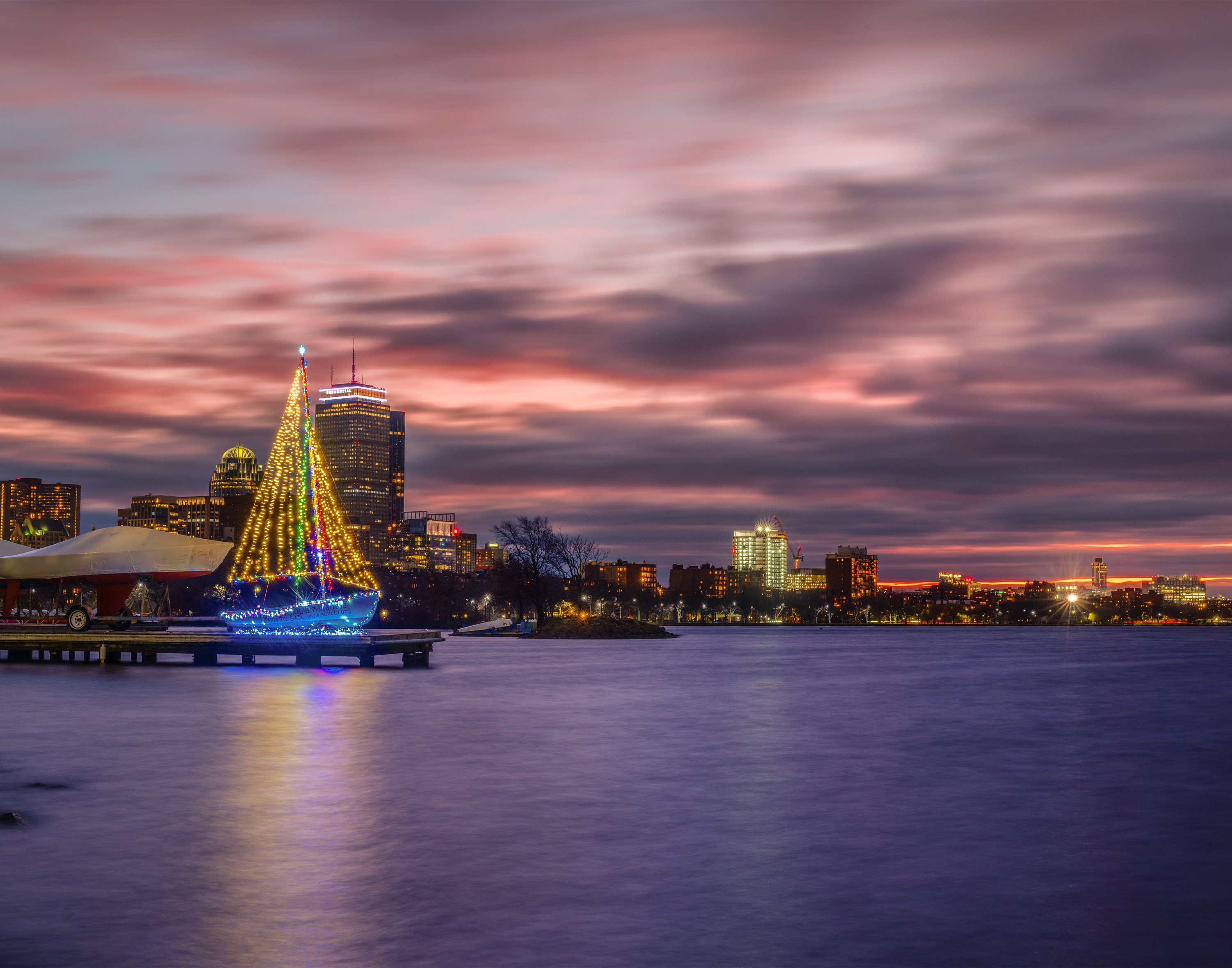 Beantown's Holiday Spirit Boston Massachusetts Prints Canvas Prints 