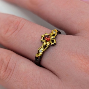 Custom Kazuha Ring Video Game Anime Jewelry