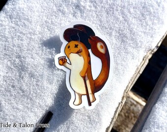 Cultured Grem - Transparent Acrylic Vinyl Sticker - Waterproof and Weatherproof