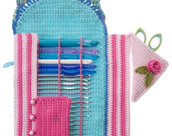 Gourmet Crochet Hook Caddy Pattern PDF download crochet hook holder lovely gift