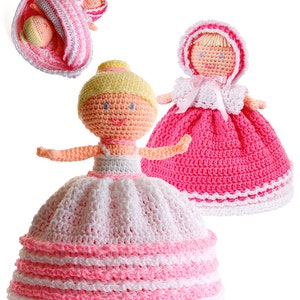 Crochet Topsy Turvy Doll pattern pdf image 1