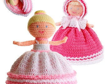 Crochet Topsy Turvy Doll pattern pdf