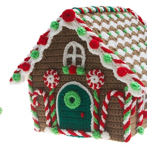 Christmas Gingerbread Cottage Crochet pdf Pattern