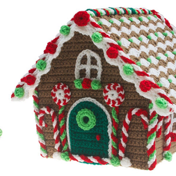 Christmas Gingerbread Cottage Crochet pdf Pattern