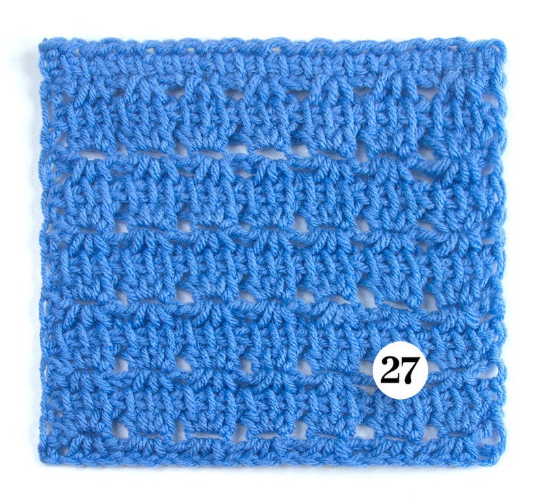 Tunisian Crochet Sampler Afghan pdf Pattern image 2