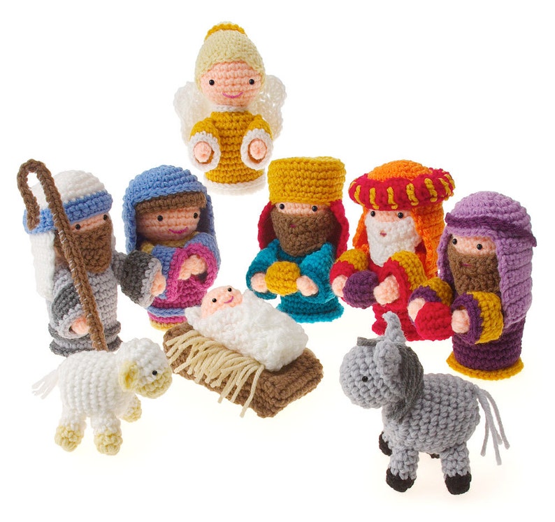 Crochet Amigurumi Christmas Holiday Nativity pdf Pattern image 1