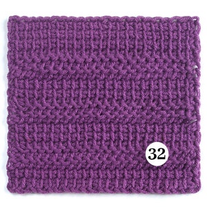 Tunisian Crochet Sampler Afghan pdf Pattern image 4