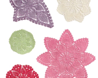 Crochet Classic Doilies in Size 3 Thread pdf pattern download