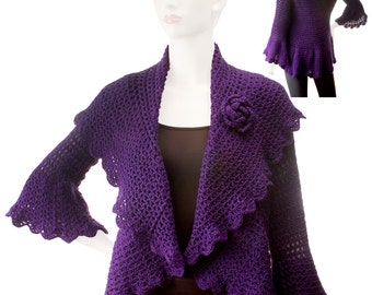 Crochet Pattern Boboletta Cocoon Sweater pdf