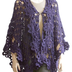 Crochet Merrylee Cardigan Shawl pattern pdf