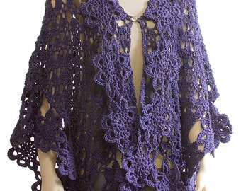 Crochet Merrylee Cardigan Shawl pattern pdf