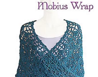 Lia mobius crochet wrap infinity pdf pattern download Carolyn Christmas Gourmet Crochet