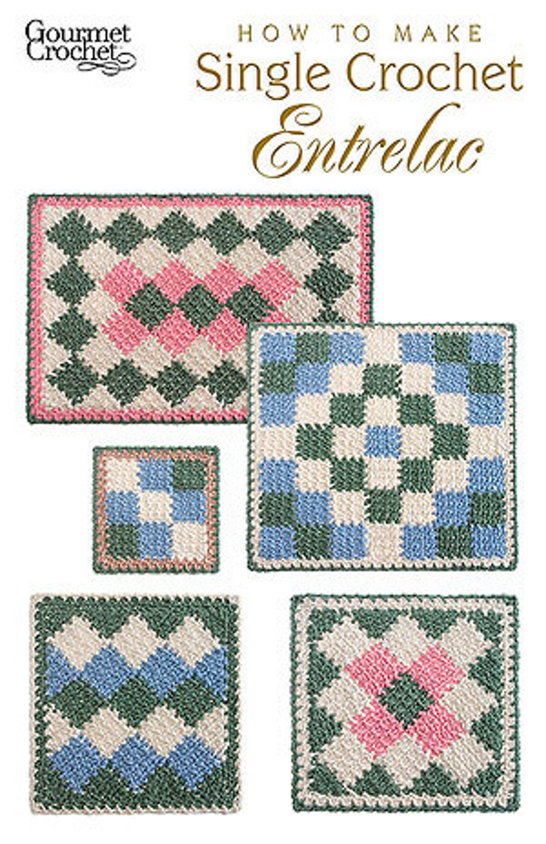 How to Make Single Crochet Entrelac Crochet Pattern Pdf Download Etsy