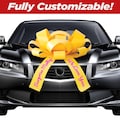 Custom Giant Car Bow: 30-Inch Personalized Celebration Bow