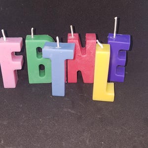 Carta de velas de aniversário
