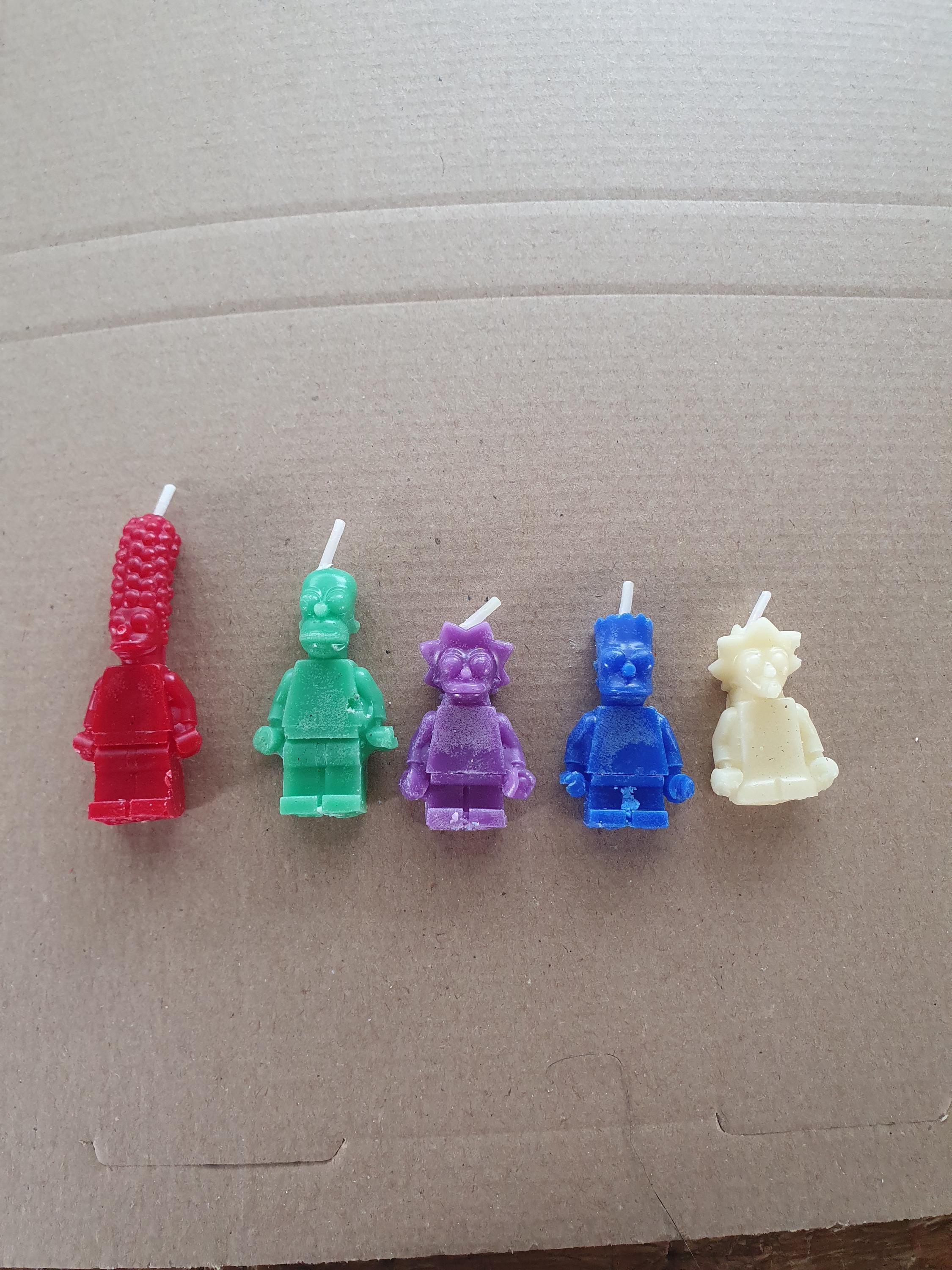 Simpson birthday candles x 5