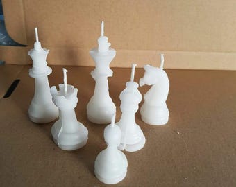 Chess birthday candles x 6