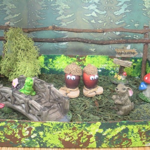 Little Fairy Garden Kids Woodland Elf Garden Mossy Magical Miniature Boy Girl Gift Child Play Make Believe Mini Natural Elf Friend Rare Find
