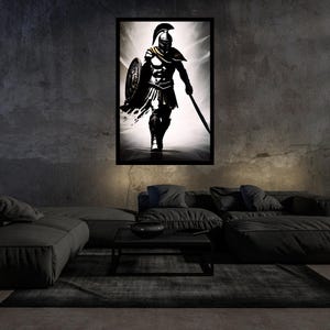 Spartan/Gladiator Modern Abstract Wall Art