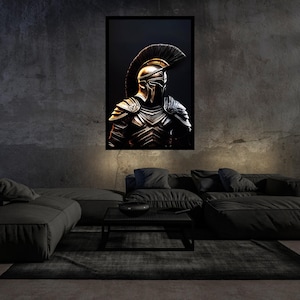 Spartan Warrior Wall Art