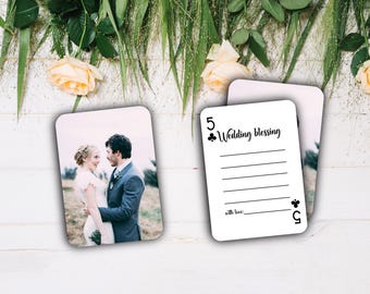 RUSH Custom wedding guestbook | Guest Book | Playing Cards Guest Book |Wedding Guest Signing | Wedding Playing Cards |Guest Book Alternative