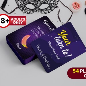 RUSH Couple Dare game | Personalized Gift | Dirty Adult Game Cards | Date Night Games | Adult Explicit Card Game | Custom Playing cards