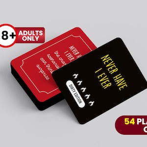 Rush to Pleasure: Never Have I Ever… | Sensual and Bold Challenge Cards for Steamy Nights and Unforgettable Intimate Adventures