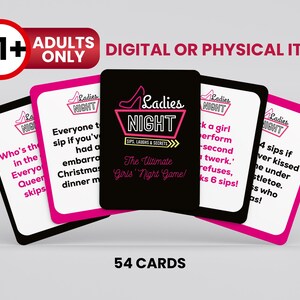 Custom DRINK cards | Drinking Game | Night Ideas | Girls Night True or Dare | Customizable Games Night Printable Game | Adult Play Cards