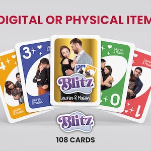 Set di carte personalizzate / Gioco di famiglia personalizzato / Carte da gioco colorate / Carte UNO divertenti per tutti / Rendilo tuo UNO / Gioco di carte divertente
