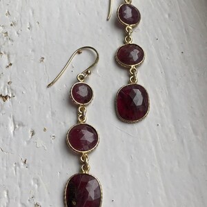 Pink Sapphire Earrings