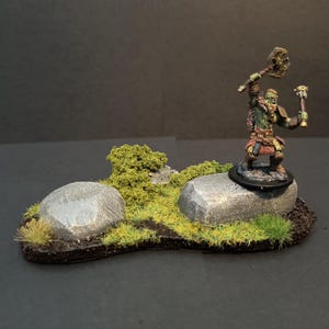 Hand Carved Miniature Terrain | Tabletop Scatter Terrain | Miniature ...