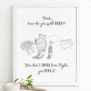 Winnie the Pooh Quote Print: Vintage A.A. Milne Decor (Digital Download)