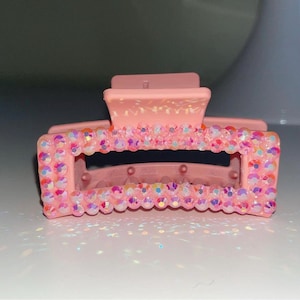 Rhinestone Rectangle Claw Clip | Bedazzled Hair Clip | Women’s / Kids Hair Accessories