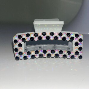 Rhinestone Rectangle Claw Clip | Bedazzled Hair Clip | Women’s / Kids Hair Accessories