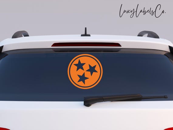 Tennessee State Decal - Car Decal, Bumper Sticker, Laptop Sticker, Water Bottle Sticker