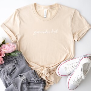 Custom text t-shirts. Custom tee ,personalized text shirt,personalized shirt,custom unisex shirt.