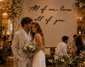 Metallväggkonst – All of Me Loves All of You, Modern heminredning