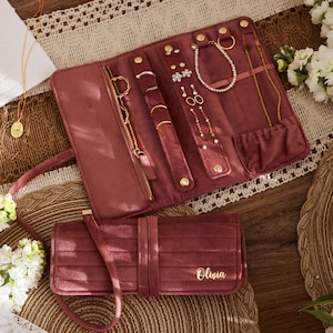 Personalized Jewelry Bag|Jewelry Organizer Velvet|Birthday Gift|Gifts for Her|Mother&#39;s Day Gift|Eid Gift|Bridesmaid Gift|Graduation Gift