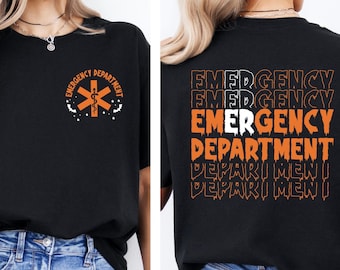 Emergency Nurse Halloween Shirt, ER Department Costume