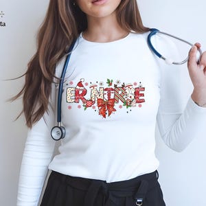 Christmas ER Nurse Sweatshirt, Nurse Christmas Hoodie, Funny ER Ed Nurse Tech Hoodie, Emergency Room Rn, Emergency Department Gift, ER Crew