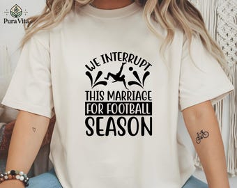 Funny Football Wife T-Shirt, High School Coach Wife Gift