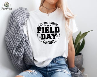 Let The Games Begin Field Day Shirt, Teacher Student Matching Tee