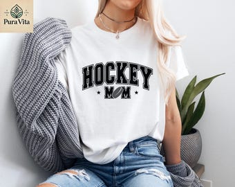 Hockey Mom T-Shirt, Trendy Game Day Shirt, Hockey Lover Gift