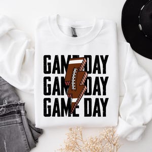 Game Day Sweatshirt, Varsity Retro Gameday Outfit, Football, Baseball, Softball, Gameday Sweater, Game Day Crewneck, Unisex Gameday Shirt.