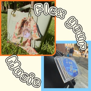Your Spotify Playlist on a Scannable CD & Clear-case Keychain, NFC Phone Tap-To-Play, Gift a Playlist, Personalized Image/Link, Apple Music image 5