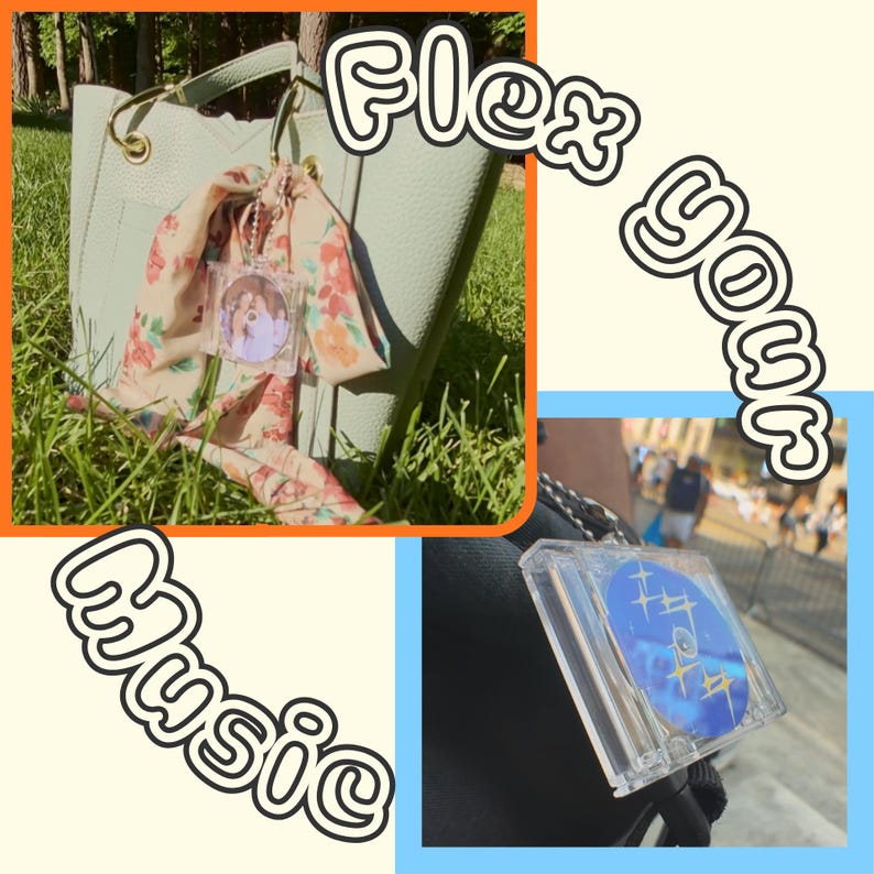 Your Spotify Playlist on a Scannable CD & Clear-case Keychain, NFC Phone Tap-To-Play, Gift a Playlist, Personalized Image/Link, Apple Music image 5