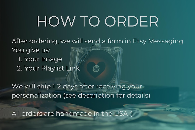 Details on how to order