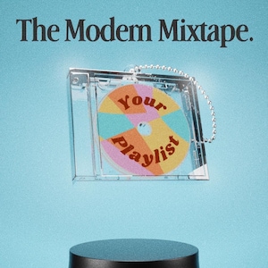 Your Spotify Playlist on a Scannable CD & Clear-case Keychain, NFC Phone Tap-To-Play, Gift a Playlist, Personalized Image/Link, Apple Music image 8