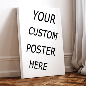 Custom Poster Movie Poster, Wrapped Canvas, Art Poster for Gift,Room Decor,Wall Art,Gift For Him